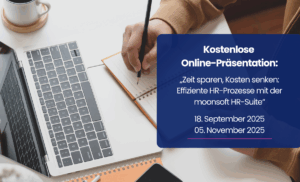 Kostenloser Online-Vortrag: Effiziente HR-Prozesse mit der moonsoft HR-Suite